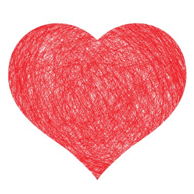 Hand drawn heart clipart