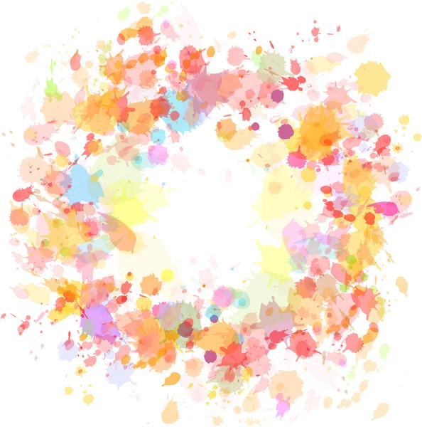 Abstrait aquarelle blobs fond — Image vectorielle