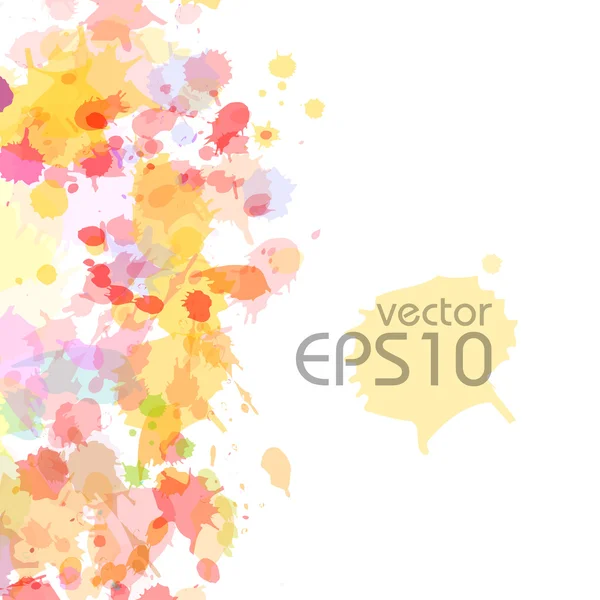 Abstract watercolor blobs background — Stock Vector