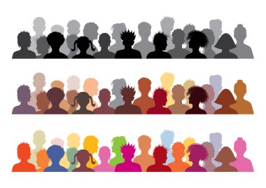 Audience illustrations clipart