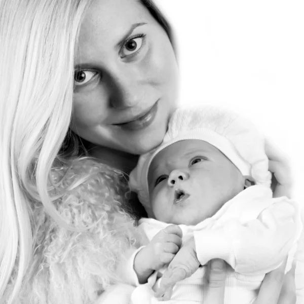 Mutlu anne bebek çocuk ile — Stok fotoğraf
