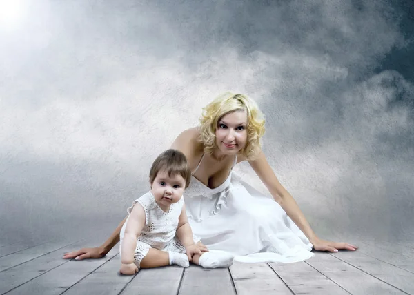 Žena a dítě — Stock fotografie