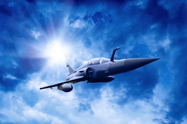 Askeri airplan hız — Stok fotoğraf