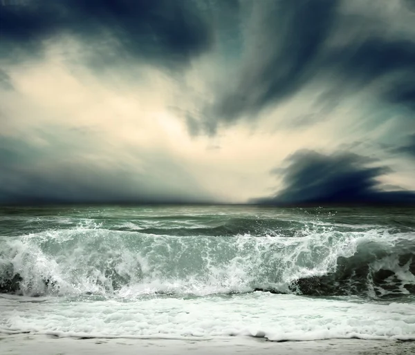Vista da tempestade Seascape — Fotografia de Stock
