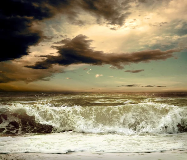 View of storm seascape — Stock Photo, Image
