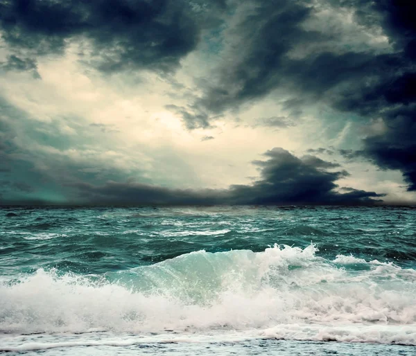Вид на шторм Seascape — стоковое фото