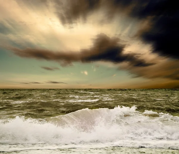 Blick auf Storm Seascape — Stockfoto