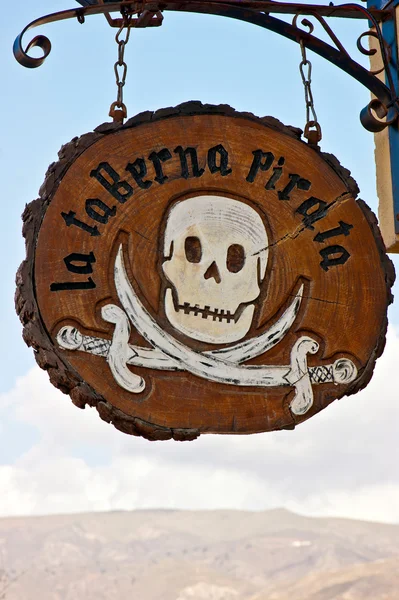 stock image Piracy signboard