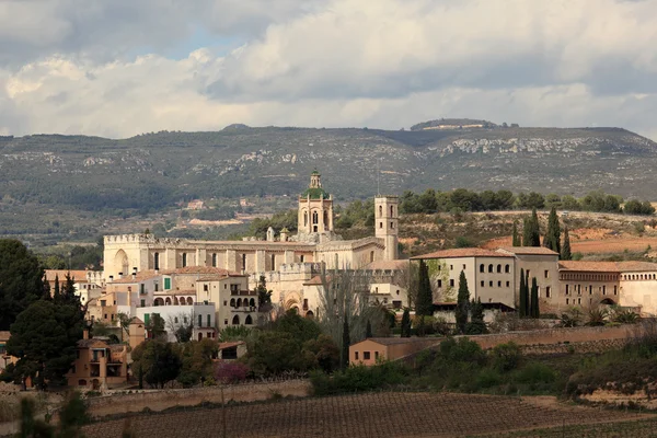 Santes creus klasztor w Katalonii, w Hiszpanii — Zdjęcie stockowe