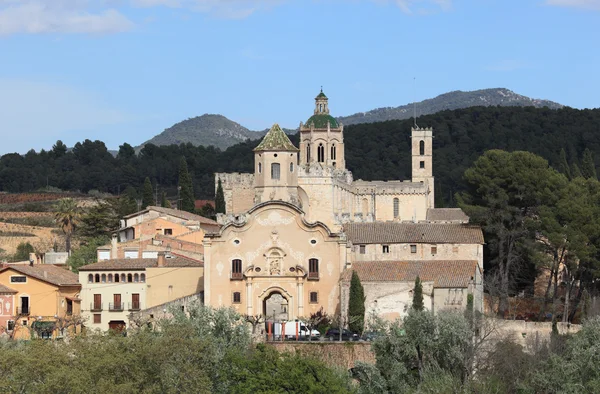 Монастырь Сантес Креус недалеко от Таррагоны, Испания — стоковое фото