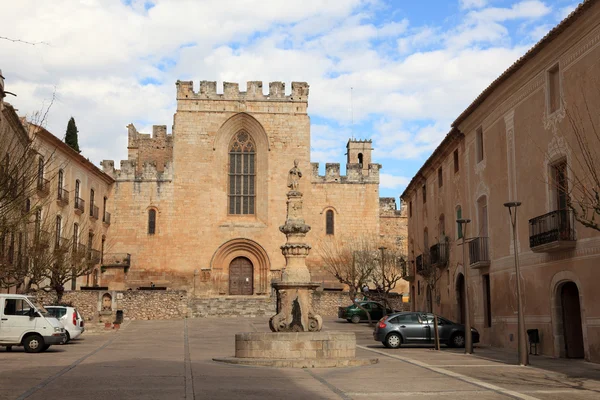 Santes creus klasztor w Katalonii, w Hiszpanii — Zdjęcie stockowe