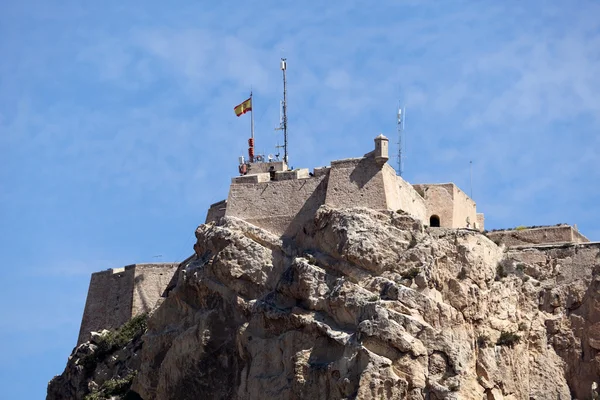 Замок Санта-Барбара в Аликанте, Испания — стоковое фото