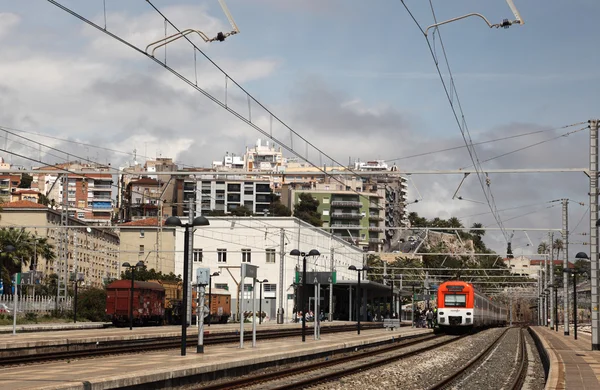 Estação ferroviária principal de Tarragona, Catalunha Espanha — Fotografia de Stock