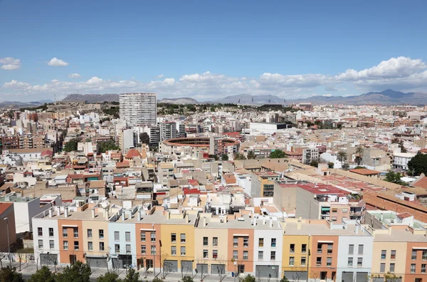 Vista da cidade de Alicante, Catalunha Espanha — Fotografia de Stock