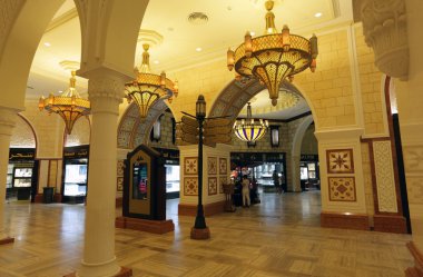 Gold Souk inside of the Dubai Mall clipart