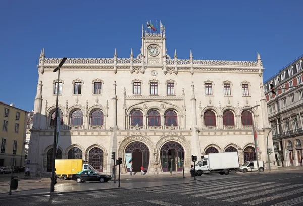 Gare de Rossio, quartier Baixa, Lisbonne — Photo