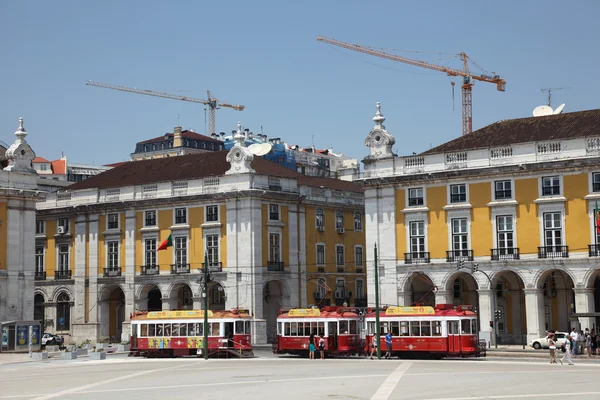 Handelsplatz in Lissabon, Portugal. — Stockfoto