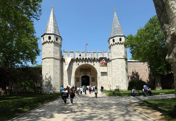 Porta de entrada para o Palácio Topkapi em Istambul — Fotografia de Stock