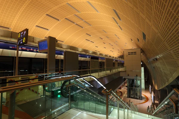 Estación de metro en Dubai — Foto de Stock