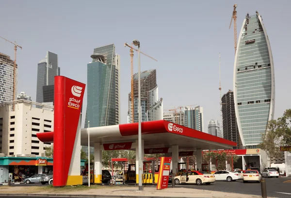 Dubai'de eppco petrol istasyonu — Stok fotoğraf
