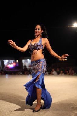 Egyptian belly dancer in Dubai clipart