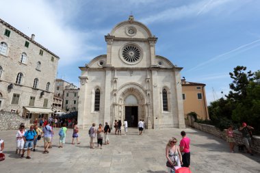 Cathedral of St. James in Sibenik, Croatia clipart