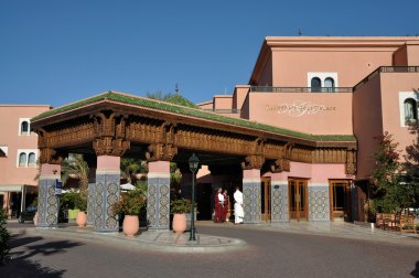 Palmeraie Golf Palace resort in Marrakesh, Morocco clipart