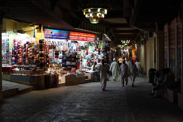 Souk in Muscat bei Nacht, Sultanat von Oman — Stockfoto