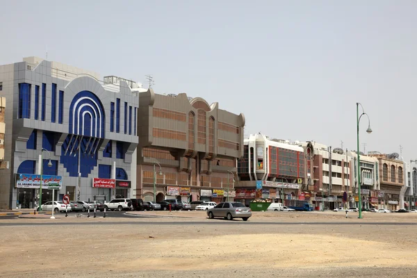 Moderní budovy v al ain, emirát Abú Dhabí — Stock fotografie