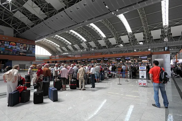 Międzynarodowe lotnisko Sabiha gokcen w Stambule — Zdjęcie stockowe