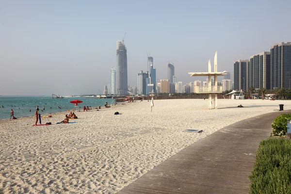 Spiaggia di Abu Dhabi — Foto Stock