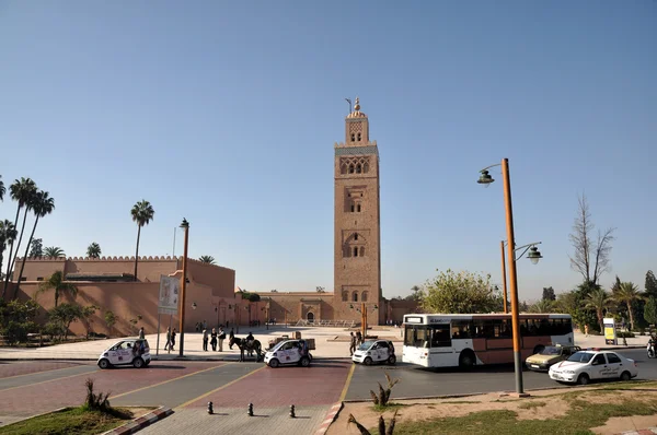 Mesquita de Koutoubia em Marrakesh, Marrocos . — Fotografia de Stock