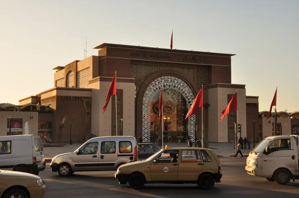 Новая железнодорожная станция ONCF в Марракеше, Марокко . — стоковое фото