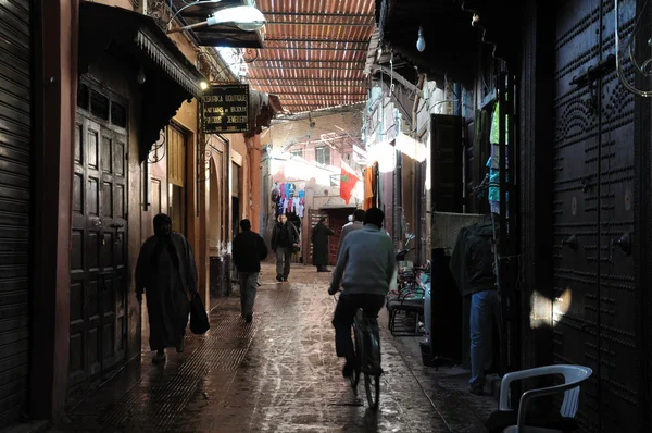Paisagem na Medina de Marrakech, Marrocos — Fotografia de Stock