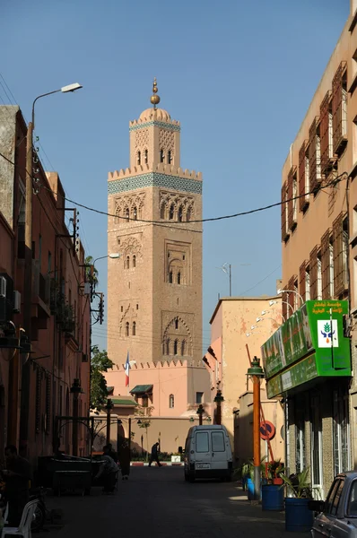 Koutoubia-moskén i marrakech, Marocko. — Stockfoto