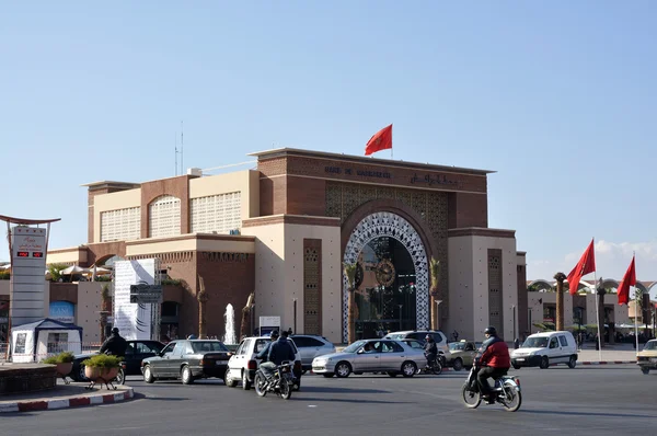 Gare de Marrakech - nova estação ferroviária em Marraquexe, Marrocos . — Fotografia de Stock