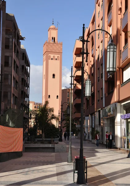 Moschee in der Stadt Marrakesch — Stockfoto