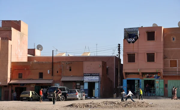 在摩洛哥，马拉喀什街头现场 — 图库照片