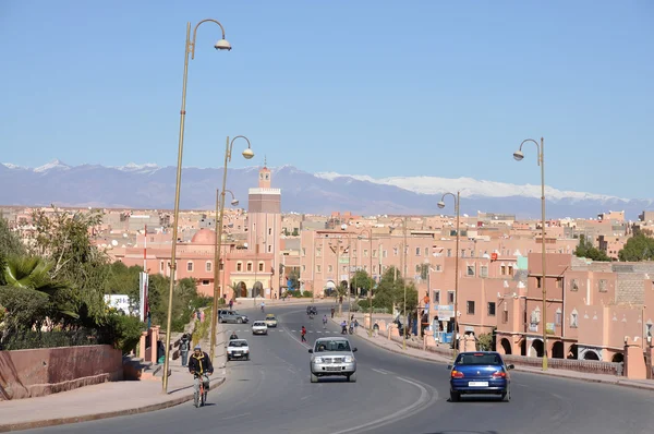 Města ouarzazate v Maroku. — Stock fotografie