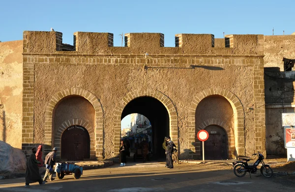 Brána do Medíny essaouria, Maroko. — Stock fotografie