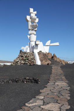 The Monument al Campesino, Lanzarote, Spain clipart