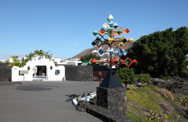 House of Cesar Manrique, Lanzarote, Spain. clipart