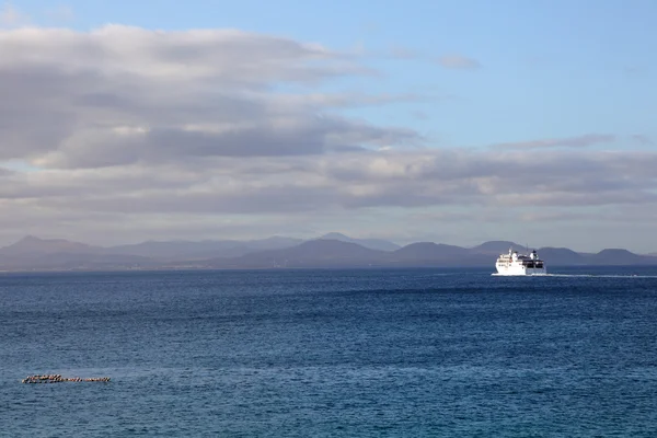 Trajekt na ostrov fuerteventura, Kanárské ostrovy Španělsko — Stock fotografie
