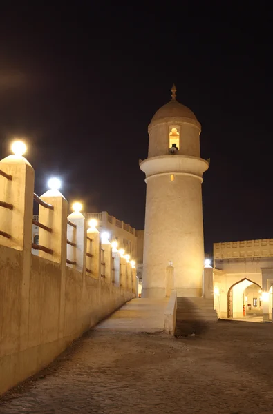 Minaret van een moskee in doha, qatar — Stockfoto