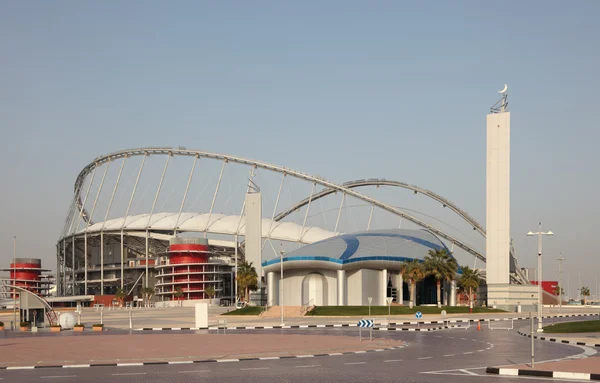 Khalifa mezinárodní stadion v Dauhá, Katar — Stock fotografie