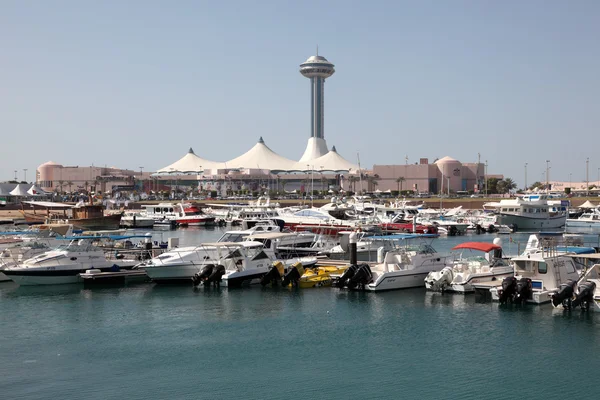 Abu Dhabi Marina — Stock Photo, Image