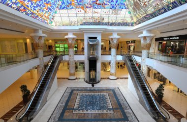 Egyptian style Wafi mall in Dubai clipart