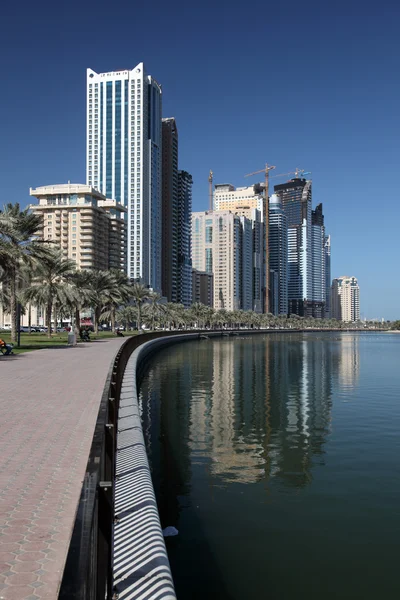 Promenade in Sharjah — Stock Photo, Image