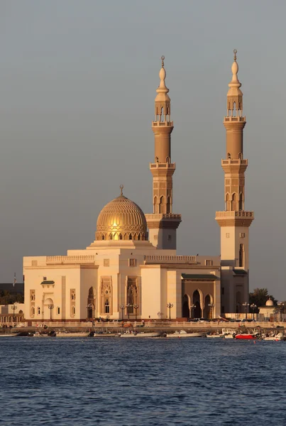 Moskee in sharjah stad, Verenigde Arabische Emiraten — Stockfoto