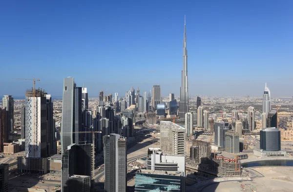 Dubai centrum weergave — Stockfoto